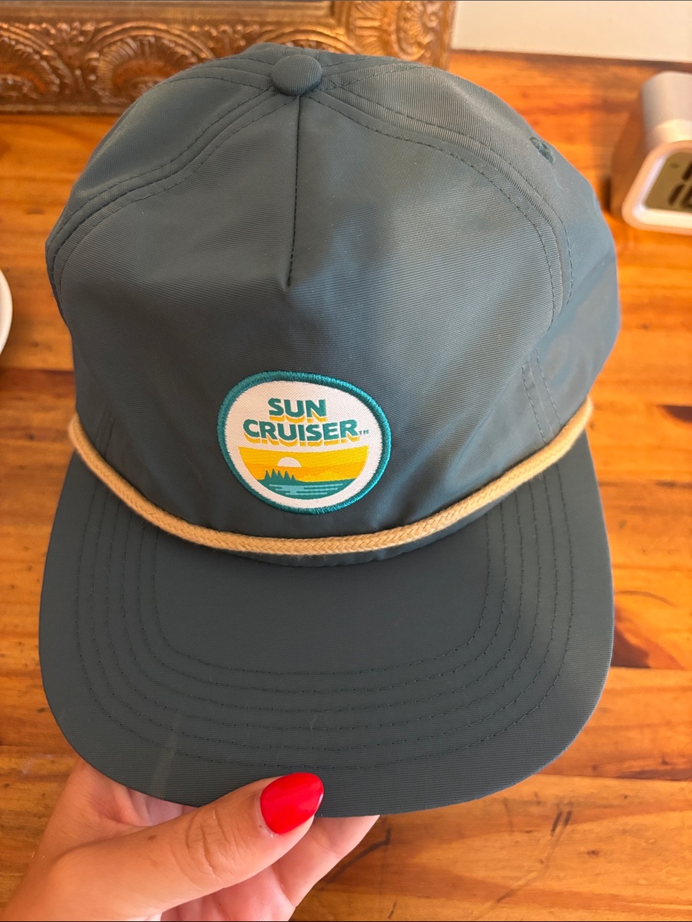 Sun Cruiser Rope-Trim Blue Camp Cap